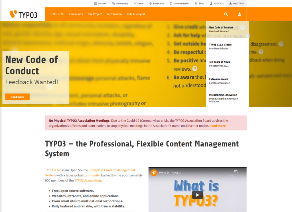 Website erstellen - Ein Überblick für Anfänger 12 Website erstellen mit Typo3