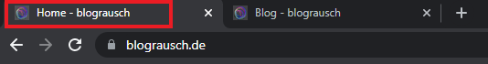 Suchmaschinen Tab