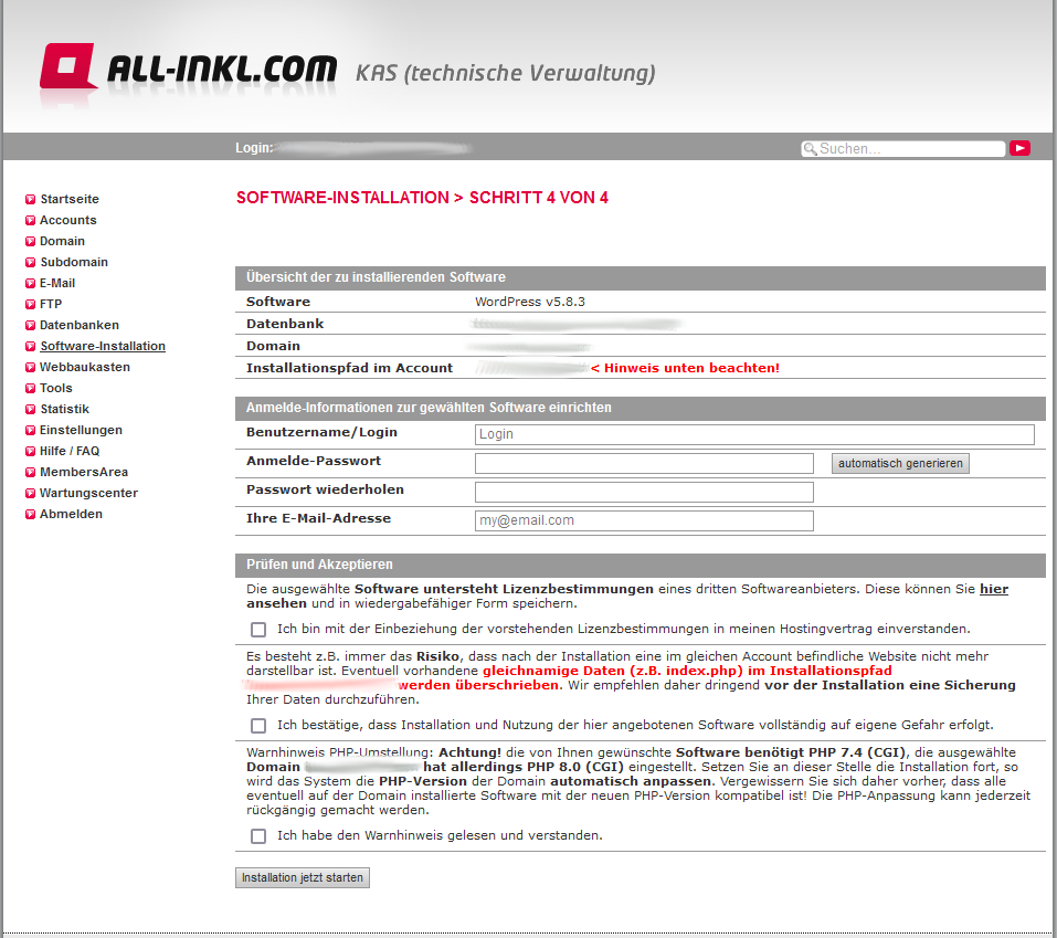 All-Inkl Nutzer und Passwort Schritt4