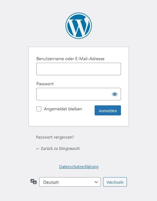 WordPress Login